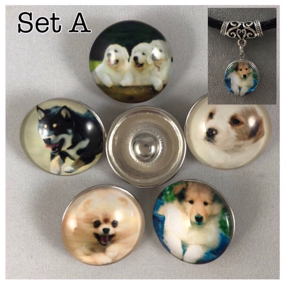 Interchangeable Pup Ginger Snaps - Set A - Picture 1 of 5